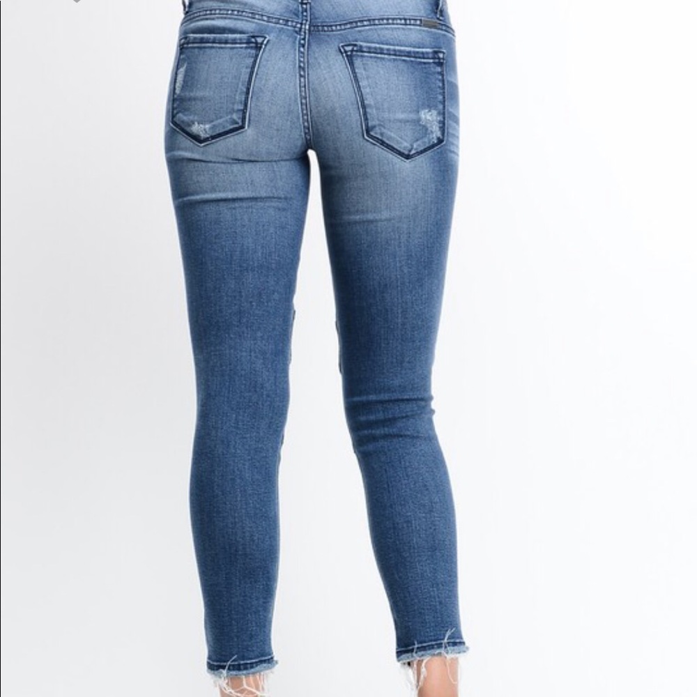 BEST PIPED FRAYED - JEANs - skinny ankle - Picture 6 of 6